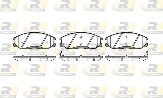 Тормозные колодки RoadHouse передние для SsangYong Actyon Sports I 2011-2012. Артикул 2771.02