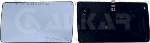 Зеркальное стекло бокового зеркала Alkar. Артикул 6401542