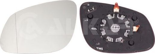 Зеркальное стекло бокового зеркала Alkar левое для Porsche Cayenne I (955) 2002-2007. Артикул 6471815