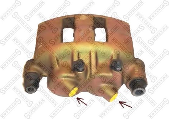 Тормозной суппорт Stellox задний левый для Nissan Interstar 2002-2026. Артикул 05-90039-SX