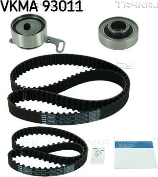 Ремень ГРМ с роликами (комплект) SKF для Honda Accord V 1996-1997. Артикул VKMA 93011