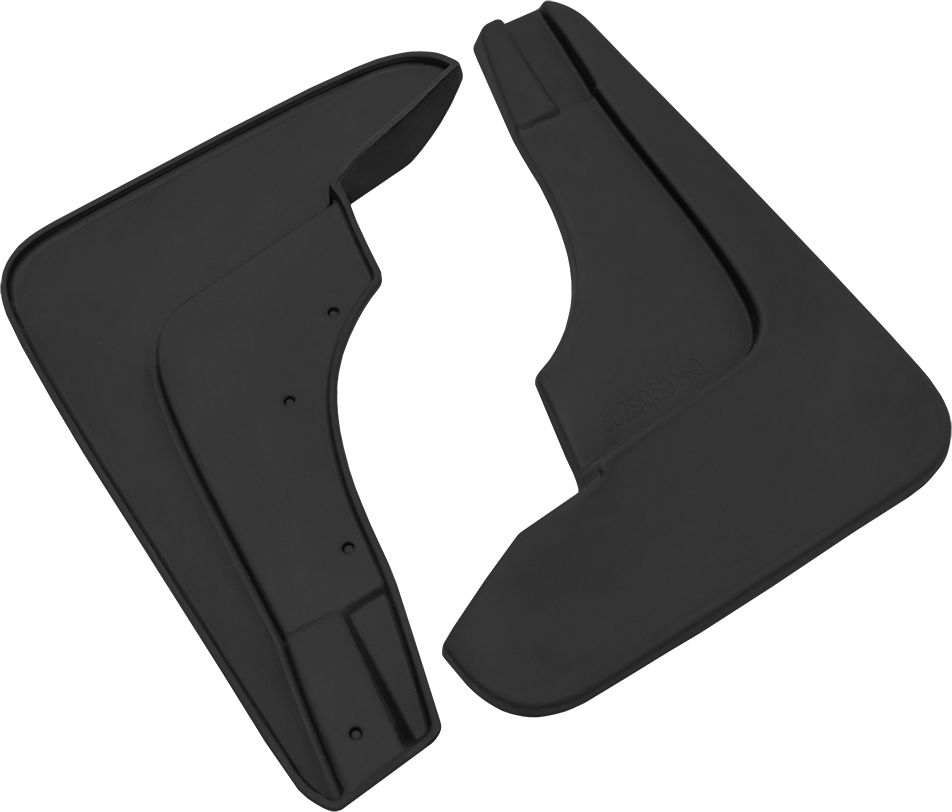 Брызговики Rezkon резиновые передняя пара для Renault Duster I рестайлинг 2015-2020. Артикул 6029050160