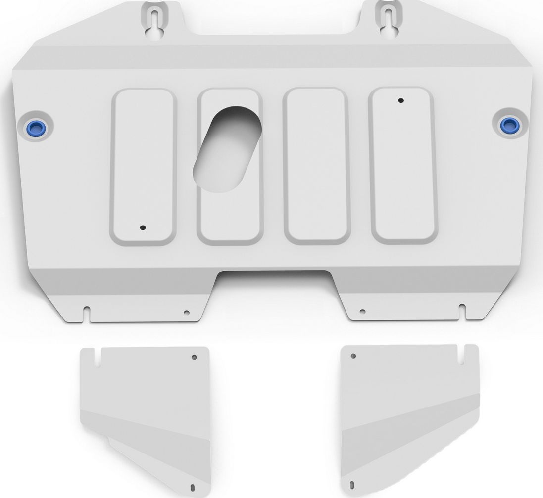 Защита алюминиевая Rival для картера и КПП Toyota Highlander IV (XU70) 2020-2026. Артикул 333.9549.1