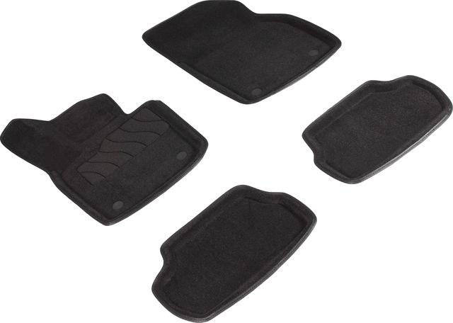 Коврики Seintex 3D ворсовые для салона Mini Сooper Works 3-дв. 2013-2026 ЧЕРНЫЕ. Артикул 94738