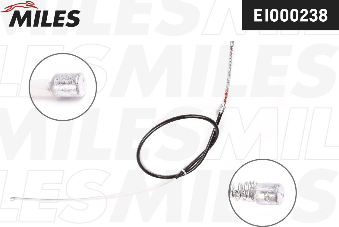 Трос ручника (тросик ручного тормоза) Miles. Артикул EI000238