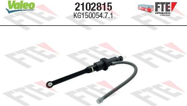 Цилиндр сцепления главный FTE (полимерный материал). Артикул 2102815