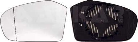 Зеркальное стекло бокового зеркала Alkar. Артикул 6411557