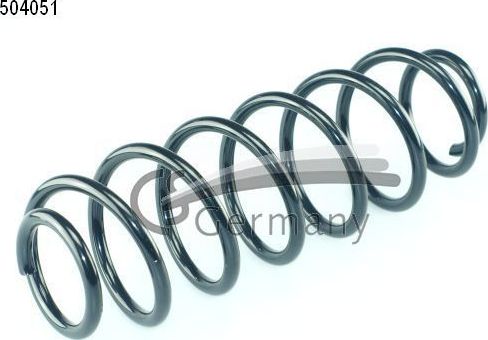 Пружина подвески CS-Germany задняя для Ford Fiesta V 2001-2010. Артикул 14.504.051