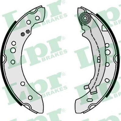 Тормозные колодки LPR. Артикул 09640
