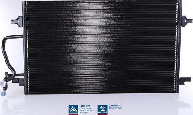 Радиатор кондиционера (конденсатор) Nissens (алюминий) для Audi S8 I (D2) 1996-2002. Артикул 94345