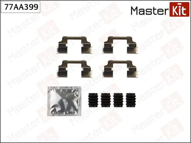 Комплект установочный тормозных колодок BMW 5 (F10) 2009 - 2016 (Master KIT). Артикул 77AA399