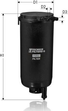 Топливный фильтр  Tecneco Filters для IVECO Daily IV 2006-2011. Артикул GS939/14P