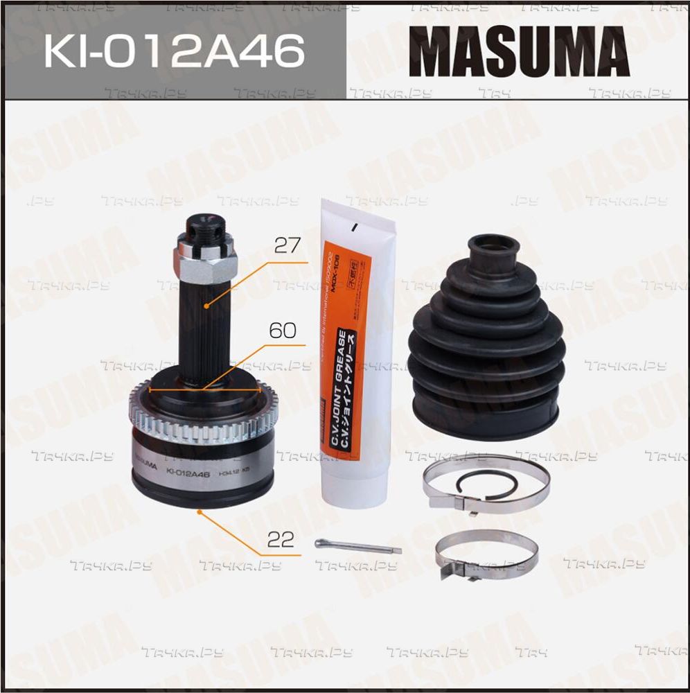 ШРУС 16 (Masuma). Артикул KI012A46