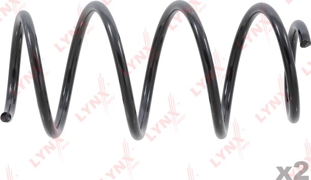 Пружина подвески LYNXauto передняя для Skoda Octavia A7 2012-2019. Артикул SC-1909