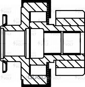 Бендикс стартера StartVOLT для BMW Z4 II (E89) 2009-2016. Артикул VCS 2626