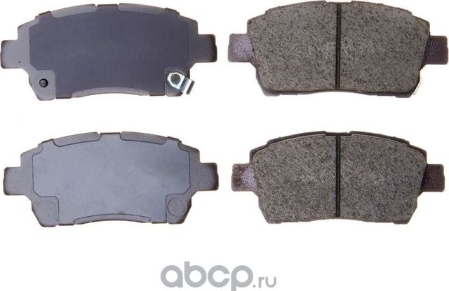 Колодки тормозные дисковые (противоскрипная пластина в компл.) (Avantech). Артикул AV836