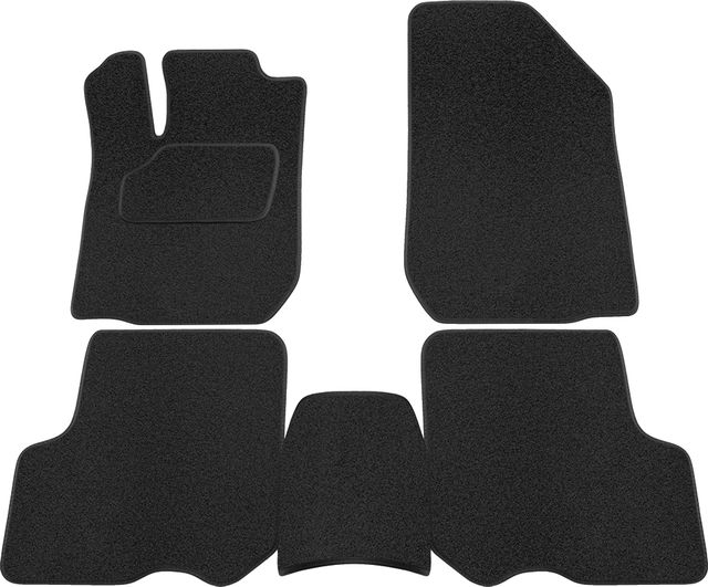 Коврики ворсовые Rezkon для салона Renault Logan II 2013-2026. Артикул 2029015200