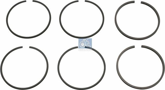 Кольца поршневые компрессора (к-т 1 цил) DT Spare Parts. Артикул 2.94034