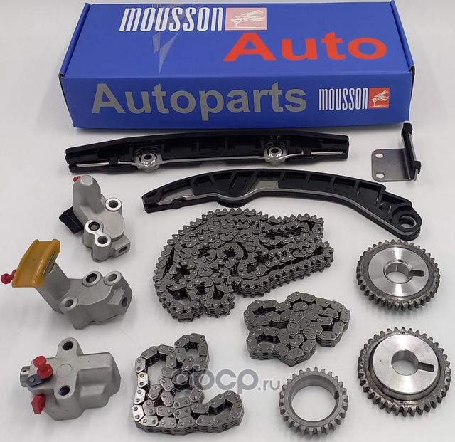 Комплект цепи ГРМ Nissan VQ35HR 3,5L (Mousson). Артикул STKVQ35HR