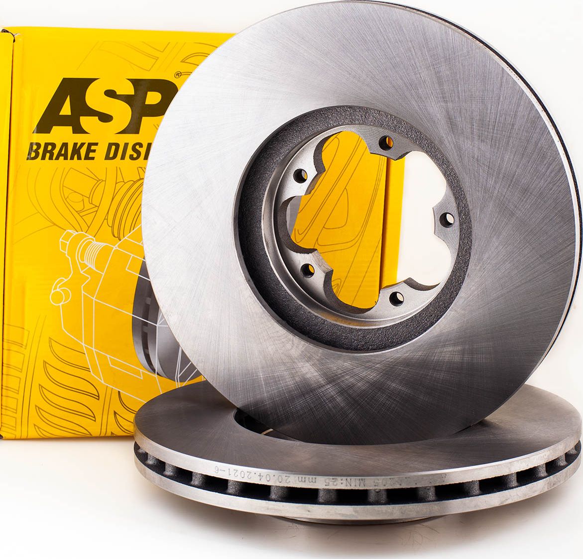 Тормозной диск FORD TRANSIT 06-> перед. вент. (ASP). Артикул 020205