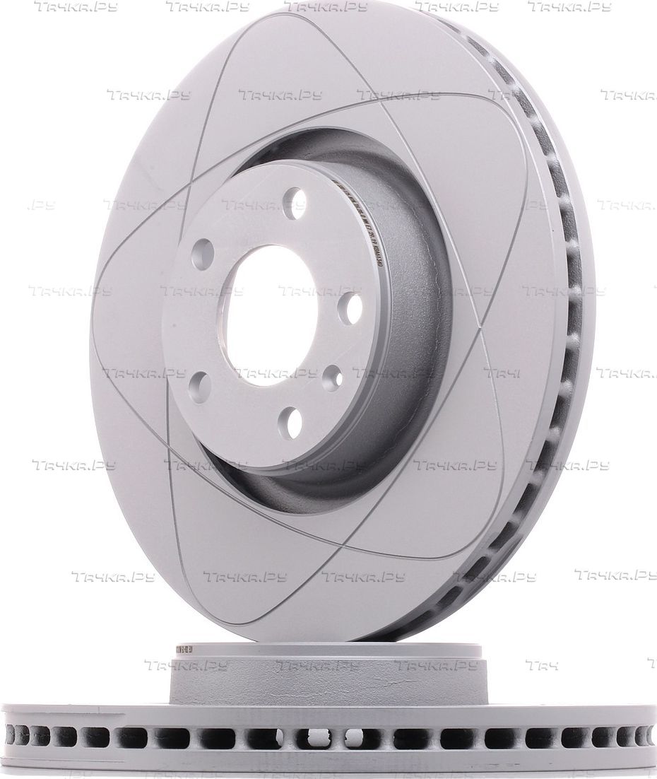 Тормозной диск ATE PowerDisc передний для Audi A6 allroad II (C6) 2006-2011. Артикул 24.0330-0175.1