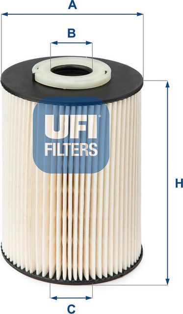 Топливный фильтр UFI. Артикул 26.020.00