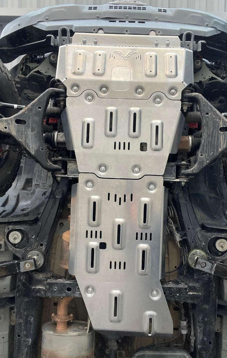 Защита алюминевая Falcon для радиатора, картера, РК, КПП Tank 300 (Off-road version, базовая) 2021-2026. Артикул 8119223084A