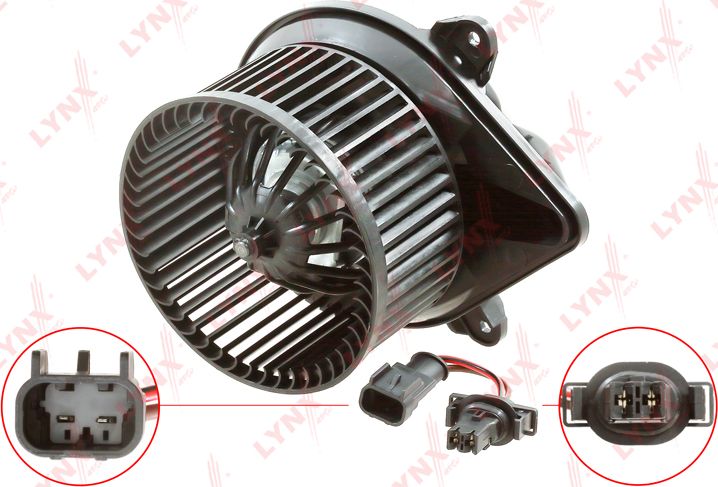 Вентилятор, мотор печки (отопителя) салона LYNXauto. Артикул RF-1287