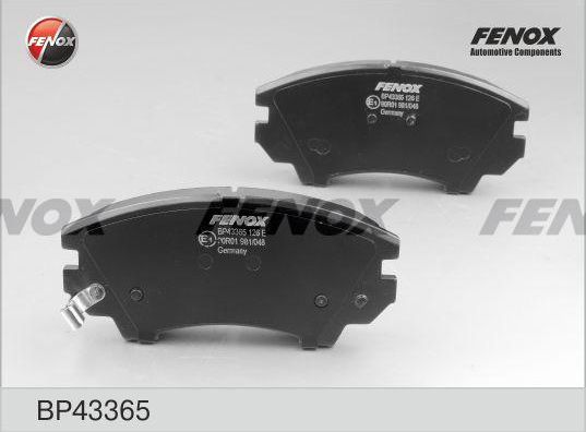 Тормозные колодки Fenox. Артикул BP43365