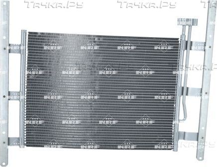 Радиатор кондиционера (конденсатор) NRF (алюминий). Артикул 35329