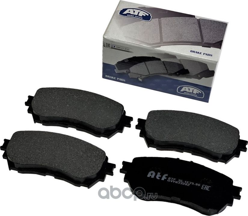 Колодки тормозные передние 6 3513980 (ATF) ATF. Артикул 351E3980