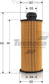 Масляный фильтр Tecneco Filters. Артикул OL2154E