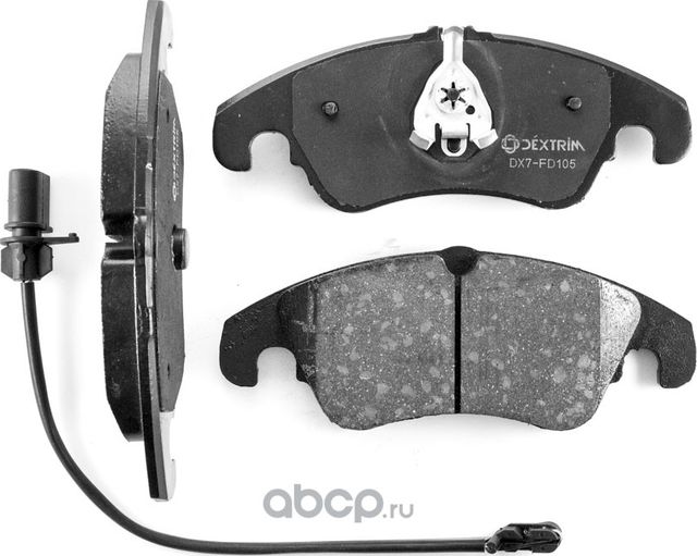 Колодки тормозные передние (Dextrim). Артикул DX7FD105