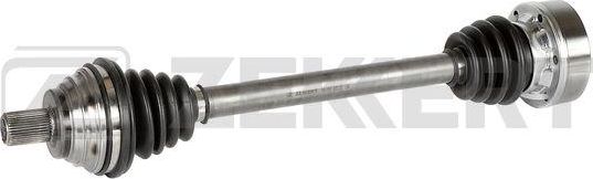 Полуось (привод в сборе, приводной вал) Zekkert передняя левая для Audi A3 II (8P) 2003-2013. Артикул AW-5591