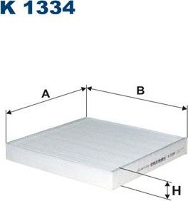 Салонный фильтр Filtron. Артикул K 1334