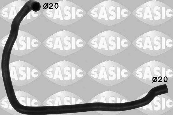 Патрубок радиатора (системы охлаждения) Sasic для Opel Corsa D 2006-2014. Артикул 3406255