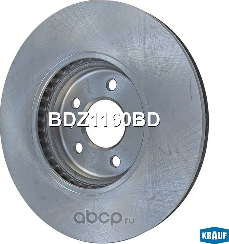 Диск тормозной Krauf. Артикул BDZ1160BD