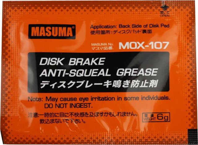 Смазка для суппортов MASUMA 6гр.(скоб и противоскрипных пластин тормоз.колодок). Артикул MOX107