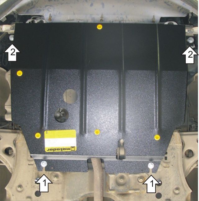 Защита Мотодор для картера, КПП Opel Corsa D 2007-2014. Артикул 01523