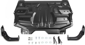 Защита AutoMax для картера и КПП Skoda Fabia II 2007-2014. Артикул AM.5877.1