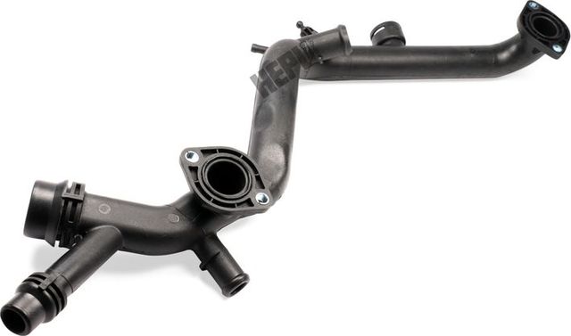 Патрубок радиатора (системы охлаждения) Hepu (полимерный материал). Артикул TM7179