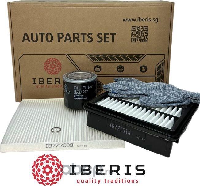 КОМПЛЕКТ ФИЛЬТРОВ KIA CERATO TD (1,6) (2,0) (Iberis). Артикул IB770032KIT 