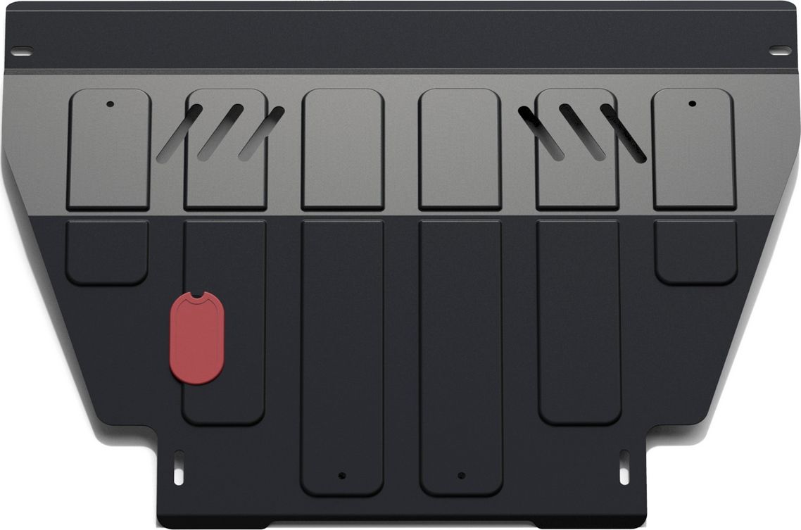 Защита АвтоБРОНЯ для картера и КПП Nissan AD I Van 1990-1996. Артикул 111.04129.1