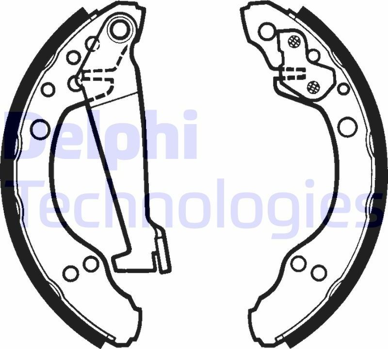 Тормозные колодки Delphi. Артикул LS1277