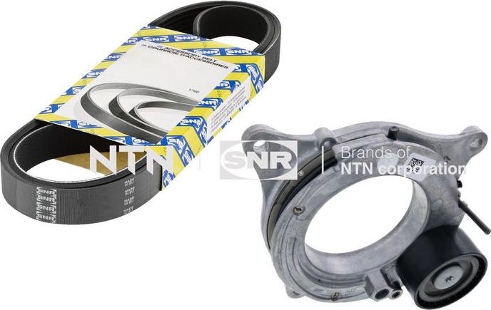 Приводной ремень поликлиновой с роликами (комплект) NTN / SNR. Артикул KA850.09