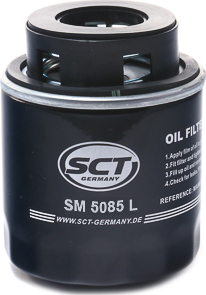 Масляный фильтр SCT-Germany SM 5085 L для Audi A3 II (8P) 2007-2013. Артикул SM 5085 L