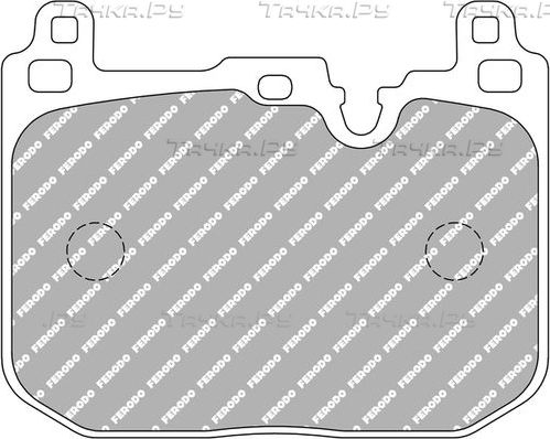 Тормозные колодки FERODO RACING DS2500. Артикул FCP4872H