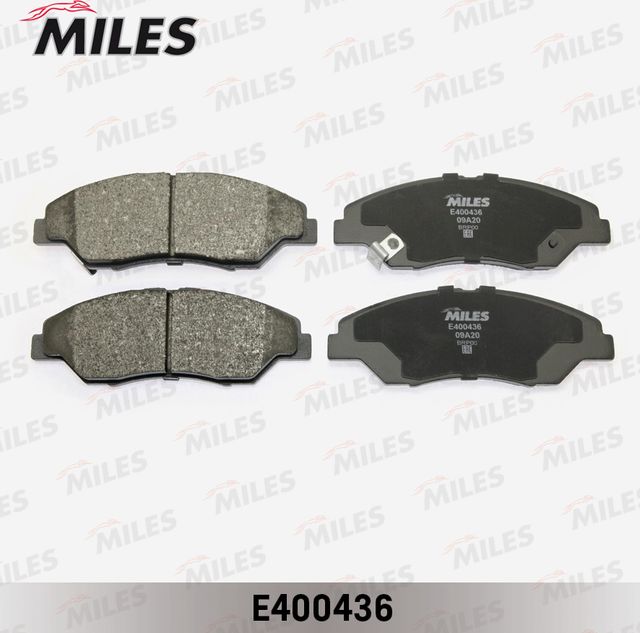 Тормозные колодки Miles (Low-Metallic). Артикул E400436