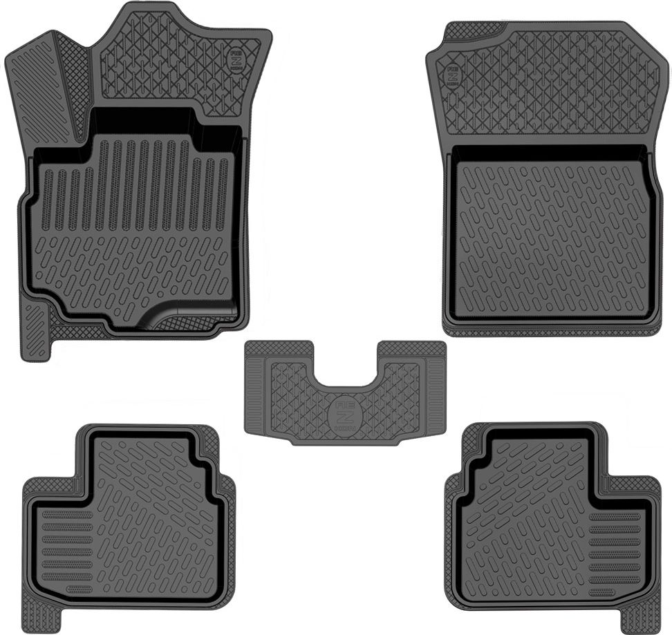 Коврики Rezkon резиновые для салона Suzuki SX4 I 2006-2014. Артикул 1033015100