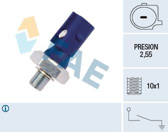 Датчик давления масла FAE. Артикул 12875